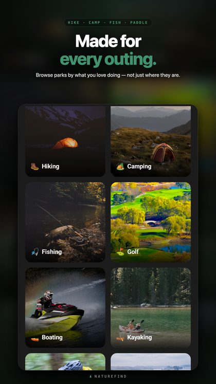 Browse by activity